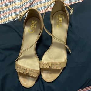 Circus by Sam Edelman. Tan heeled sandals. Size 9